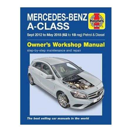 Classe A 12-18 - Revue technique Haynes MERCEDES  Anglais