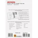 CR125R - CR250R 92-97 Revue technique Clymer HONDA Anglais