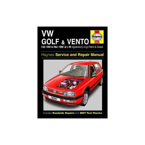 Golf III- Vento 92-98 - Revue technique Haynes VW Anglais
