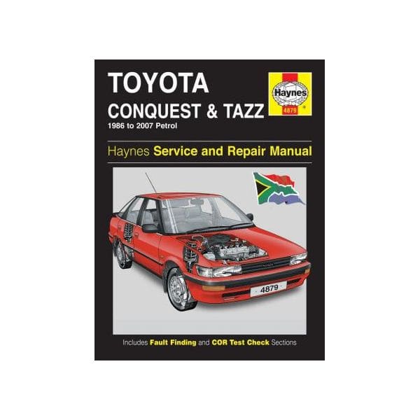 Conquest Tazz 86-07 - Revue technique Haynes TOYOTA Anglais