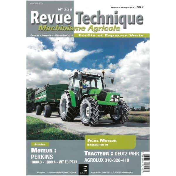 Agrolux - Revue Technique Agricole Deutz-Fahr