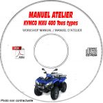 MXU 400 - Manuel Atelier CDROM KYMCO Anglais