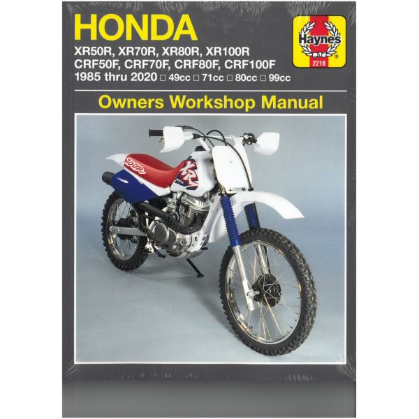 XR 50 70 80 100R CRF 85-16 Revue technique Haynes HONDA Anglais