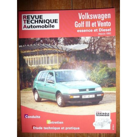 Golf III Vento 92- Revue Technique Volkswagen