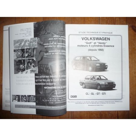 Golf III Vento 92- Revue Technique Volkswagen