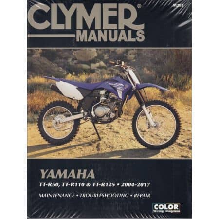 YAMAHA TT50 - TT-R 110 - TT125 de 2004 à 2017  RCLYM288 - Revue Technique Haynes Clymer Anglais