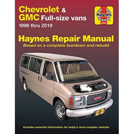 CHEVROLET GMC Full-Size Vans 1996-2019  RTH24031 - Revue Technique Haynes Anglais
