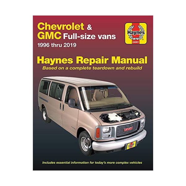 CHEVROLET GMC Full-Size Vans 1996-2019  RTH24031 - Revue Technique Haynes Anglais