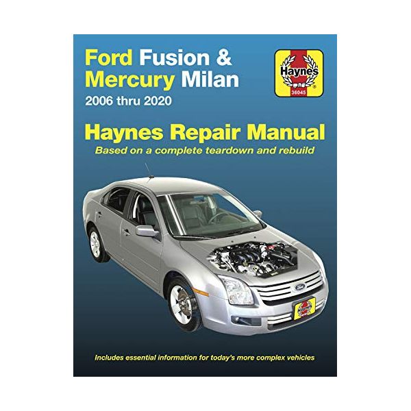 FORD Fusion 2006-2020 MERCURY Milan 2006-2011  RTH36045 - Revue Technique Haynes Anglais