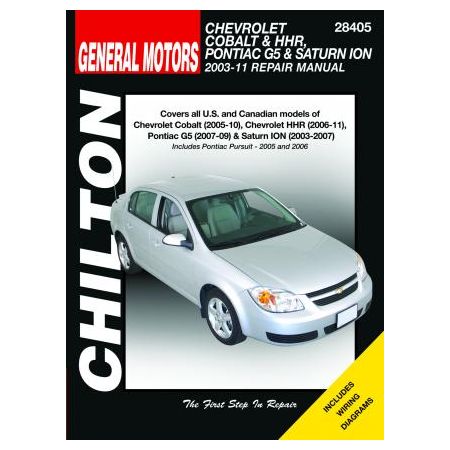 GM Chevy Cobalt, HHR/Pontiac G5 & Saturn Ion  2005-2010  RTHC28405 - Revue Technique Haynes Chilton Anglais