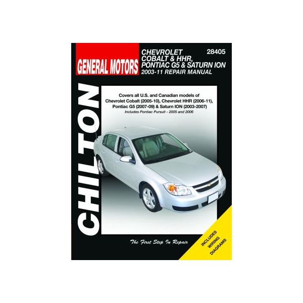 GM Chevy Cobalt, HHR/Pontiac G5 & Saturn Ion  2005-2010  RTHC28405 - Revue Technique Haynes Chilton Anglais