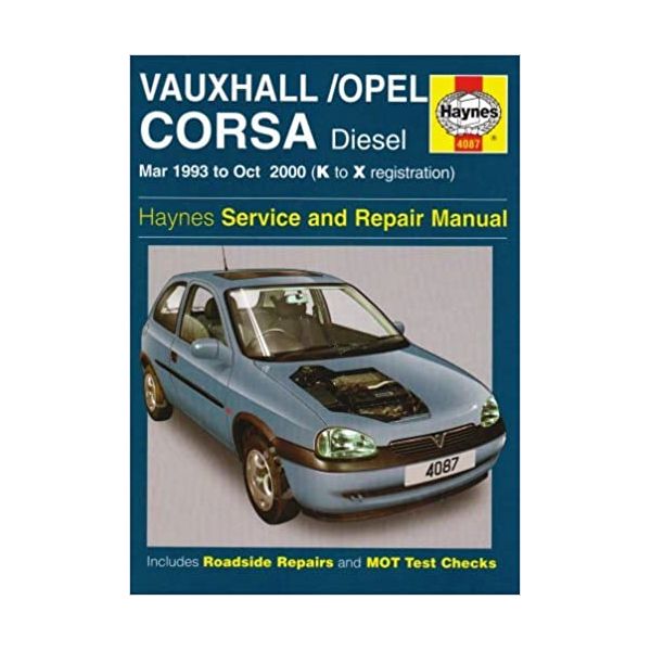 OPEL / VAUXHALL CORSA de 1993 à 2000  RTH04087 - Revue Technique Haynes Anglais