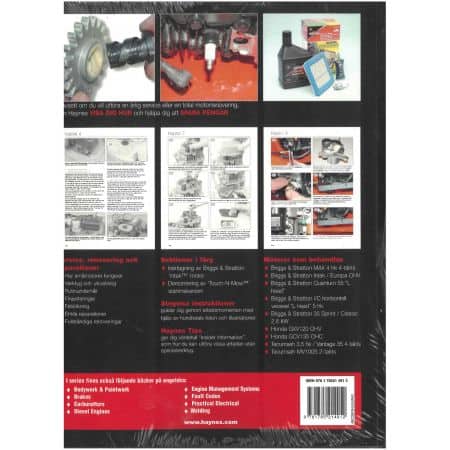 Reparations handbok  sma motorer Revue technique Haynes Suedois