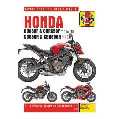 HONDA CB650F CBR650F CB650R CBR650R 2014-2019  RCLYM319-3- Revue Technique Haynes Clymer Anglais