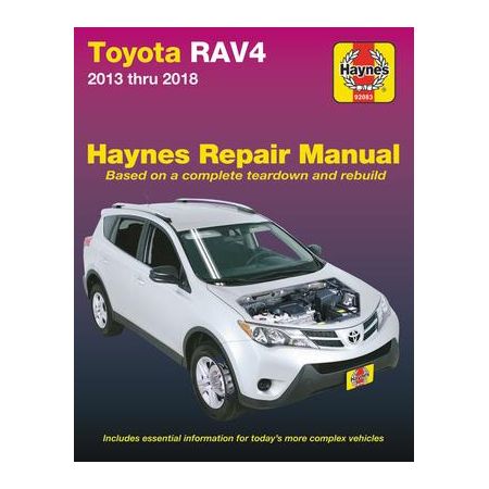 TOYOTA RAV4 2013-2018  RTH92083 - Revue Technique Haynes Anglais