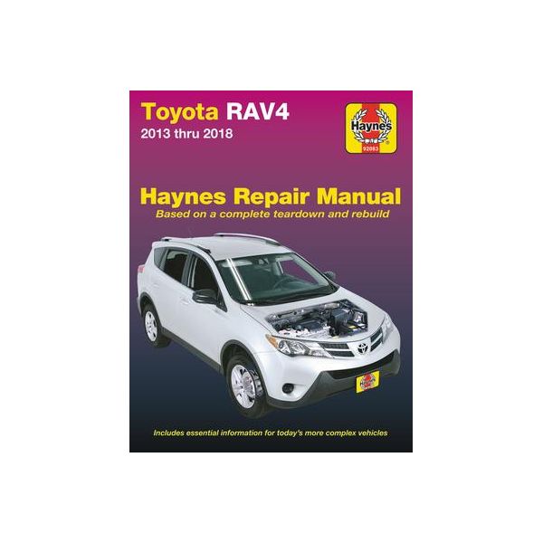 TOYOTA RAV4 2013-2018  RTH92083 - Revue Technique Haynes Anglais