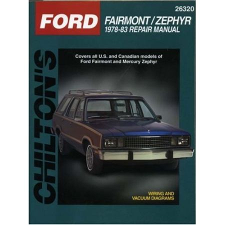 FORD Fairmont et Zephyr de 1978 à 1983  RCLY26320 - Revue Technique Haynes Chilton Anglais