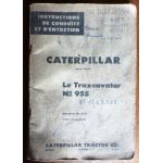 CATERPILLAR Traxcavator 955  ME-CATER-TRAX - Manuel entretien