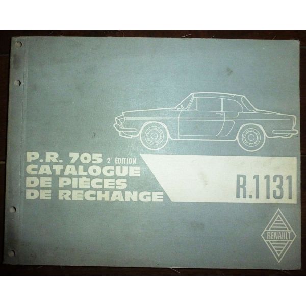 RENAULT PR 705  R1131  CP-REN-PR705 - Catalogue Pièces