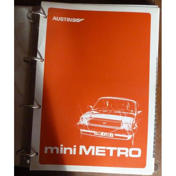 MINI METRO  MR-MINI-METRO - Manuel de réparation