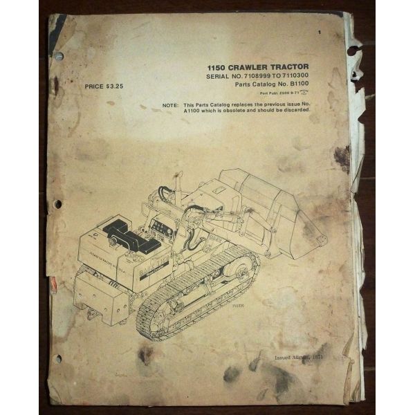 CASE CRAWLER TRCTOR 1150  CP-CASE-1150 - Catalogue Pièces