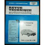 CITROEN GSA 1130cc et 1300cc  RRTA0399.3A - Réédition