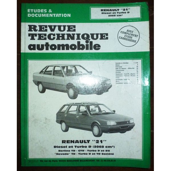 R21 Die Revue Technique Renault