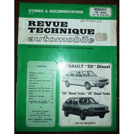 R20-R30 Die - Revue Technique Renault