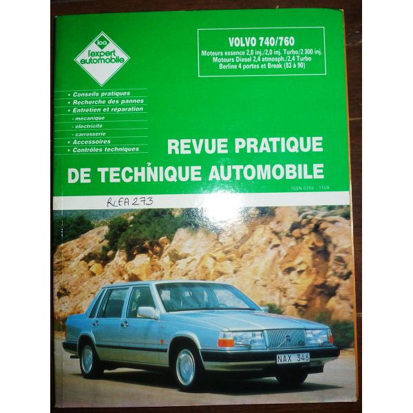 LEA Revue technique VOLVO 740-760  Essence et diesel  RLEA273 - Réédition