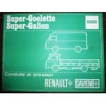 RENAULT SUPER GALION & SUPER GOELETTE  ME-REN-SGOELETTE - Manuel Entretien