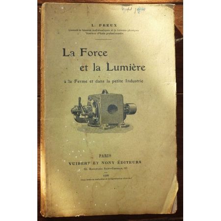 FORCE et LUMIERE Cours sur les moteurs  MA-FORCE-LUM - 1908