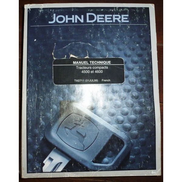 JOHN DEERE 4500 4600  MA-JD-45004600 - Manuel Atelier