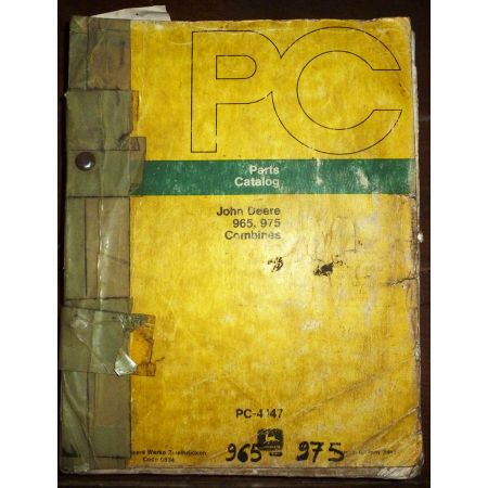 JOHN DEERE 965 975  CATALOGUE DES PIECES DETACHEES  Ref : CP-JD-965975