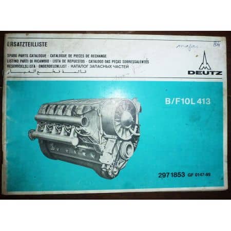 DEUTZ B/F10L 413  Catalogue pièces détachées  CP-DEU-BF10L413