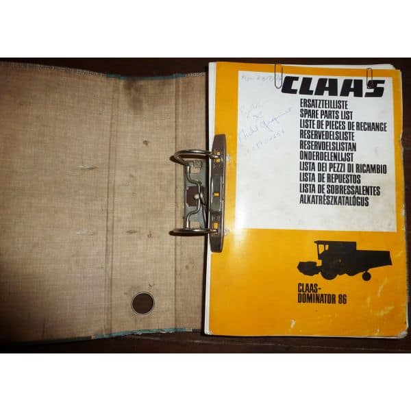 CLAAS DOMINATOR 86  Catalogue pièces détachées  CP-CLAAS-DOM86