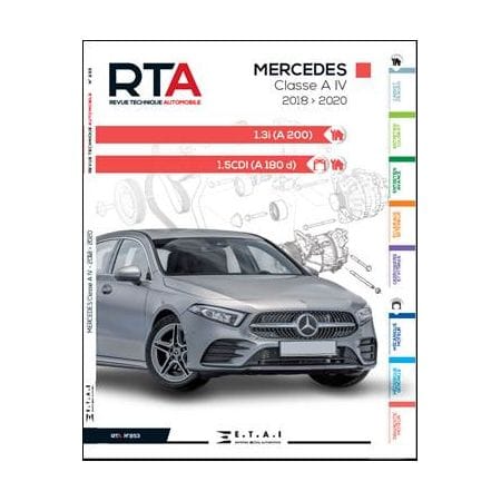 MERCERDES Classe A IV 2018-2020  1.3I - 1.5 CDI  RTA0853 - Novembre 2020