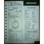 W42 - W71 Fiche Technique Bernard