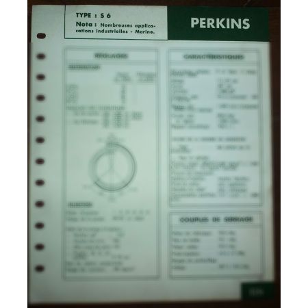 PERKINS S6  Ref : FT-PER-118