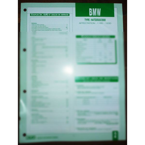 M47TU2 Fiche Technique Bmw