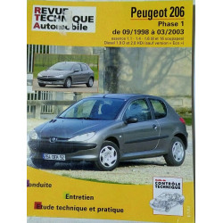 206 Ph 1 98-03 Revue Technique Peugeot