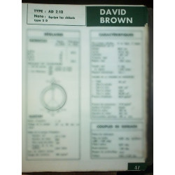 DAVID BROWN  AD 2/12

Chassis Type 2D

Ref : FT-DBR-47