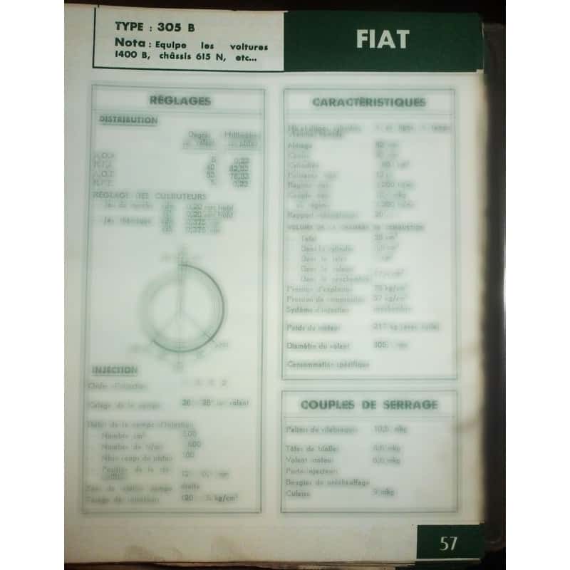 FIAT 305B

Pour voitures 1400B, Chassis 615N, ...

Ref : FT-FIA-57