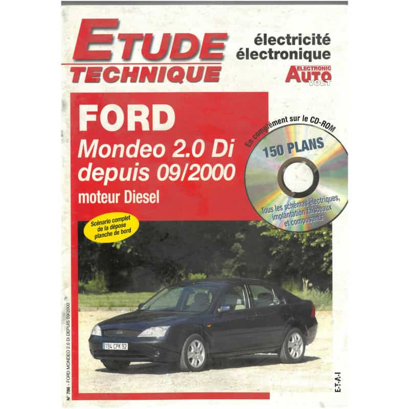 Mondeo II 00-  Revue Technique Electronic Auto Volt FORD