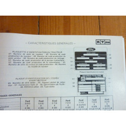 6710 à 8210 Revue Technique Agricole Ford