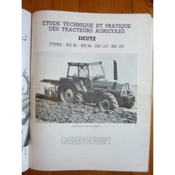 DX85 à DX120 Revue Technique Agricole Deutz Fahr