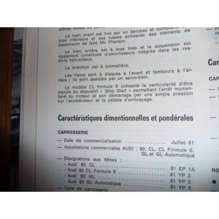80 Revue Technique Audi