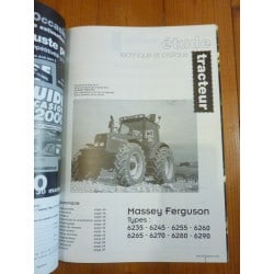 6235 a 6290 Revue Technique Agricole Massey Ferguson