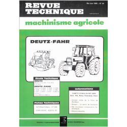 D4006 a D6507 Revue Technique Agricole Deutz Fahr