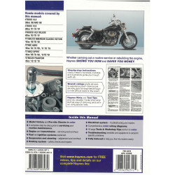Shadow VT600 750 88 -19 Revue technique Haynes HONDA Anglais