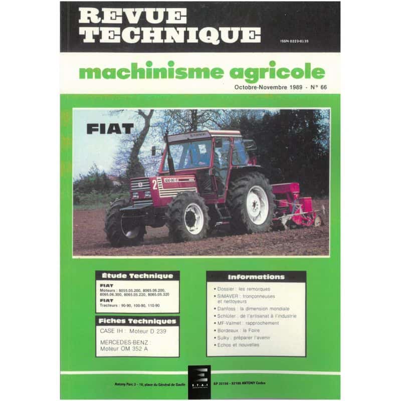 90-90 100-90 110-90 Revue Technique Agricole Fiat Someca